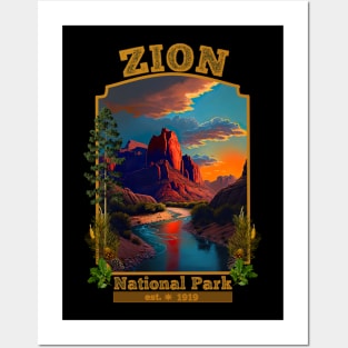 .Zion National Park Posters and Art